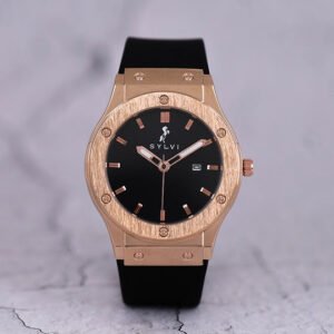 Dynzo Black Rosegold Silicone