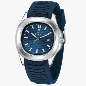 Dynzo Blue Silver Silicone new