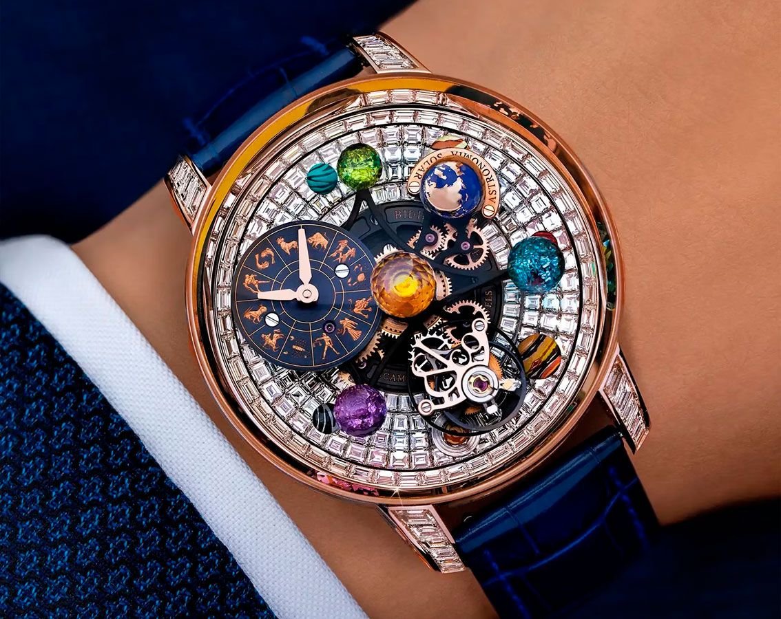 Dynzo Quartz Analog with Date Champagne Dial Golden Stainless Steel Strap Watch For Men